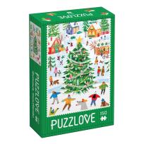 Opakowanie Puzzle 150 Puzzlove Zimowe miasteczko CzuCzu