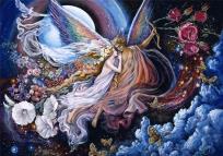 Opakowanie Puzzle 1500 Eros i Psyche, Josephine Wall