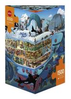 Opakowanie Puzzle 1500 Szalona łódź podwodna