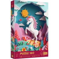 Opakowanie Puzzle 160 Paper Art: Jednorożec TREFL