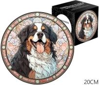 Opakowanie Puzzle 168el Witraż. Pies