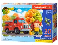 Opakowanie Puzzle 20 Little Fireman CASTOR