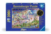Opakowanie Puzzle 200 Magical Butterfly Unicorn