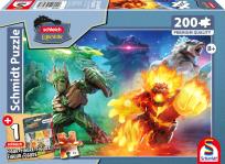 Opakowanie Puzzle 200 PQ Schleich eldrador wojna światów + figurka 114361