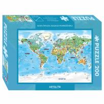 Opakowanie Puzzle 200 Świat Małego Podróżnika