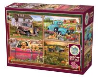 Opakowanie Puzzle 2000 Pieskie życie 112992
