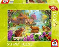 Opakowanie Puzzle 2000 PQ Oaza kapibar 114407