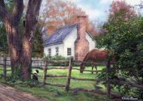 Opakowanie Puzzle 2000 Zasłużony odpoczynek, Chuck Pinson