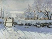 Opakowanie Puzzle 2000 Zima, Claude Monet