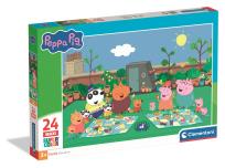 Opakowanie Puzzle 24 Maxi Super kolor Peppa Pig 24834