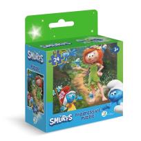 Opakowanie Puzzle 24 Smerfy Księżniczka w lesie