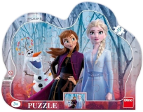 Opakowanie Puzzle 25 ramkowe Kraina Lodu Frozen II Przyjaciel