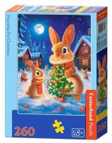 Opakowanie Puzzle 260 Preparing for Christmas CASTOR