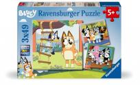 Opakowanie Puzzle 2D 3x49 Bluey and friends