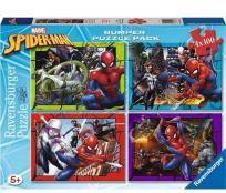 Opakowanie Puzzle 2D 4x100el Spiderman