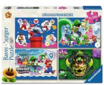 Opakowanie Puzzle 2D 4x100el Super Mario