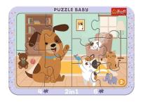 Opakowanie Puzzle 2w1 Ramkowe Baby Jak pies z kotem