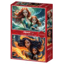 Opakowanie Puzzle 2x500 Matka i córka Woda i ogień