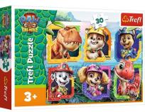 Opakowanie Puzzle 30 Wyspa Dinozaurów TREFL