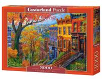 Opakowanie Puzzle 3000 Autumn City Hill CASTOR