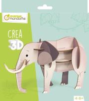 Opakowanie Puzzle 3D Słoń