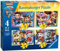 Opakowanie Puzzle 4w1 Psi Patrol film