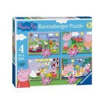 Opakowanie Puzzle 4w1 Świnka Peppa