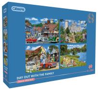 Opakowanie Puzzle 4x500 Rodzinna wycieczka 113739
