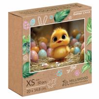 Opakowanie Puzzle 50 Milliwood  Wielkanocny Kurczaczek
