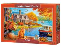 Opakowanie Puzzle 500 Crisp Fall View CASTOR
