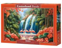 Opakowanie Puzzle 500 Flamingo Paradise CASTOR