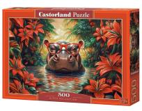 Opakowanie Puzzle 500 Hippo Relaxation CASTOR