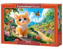 Opakowanie Puzzle 500 Kitten's Walk CASTOR