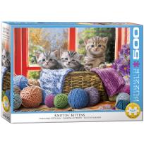 Opakowanie Puzzle 500 Knittin' Kittens 6500-5500