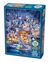 Opakowanie Puzzle 500 Miasteczko narciarskie 113068