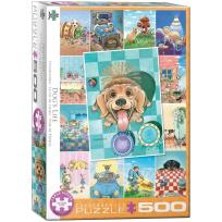 Opakowanie Puzzle 500 Psie życie XXL