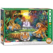 Opakowanie Puzzle 500 Tigers Eden 6500-5457