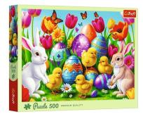 Opakowanie Puzzle 500 Wielkanocna łąka TREFL