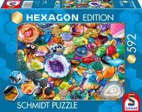 Opakowanie Puzzle 592 HEXAGON Potpourri z kamieni szlachetnych 114378