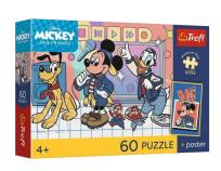 Opakowanie Puzzle 60 Disney Mysia ekipa + plakat TREFL