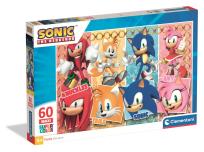Opakowanie PUZZLE 60 EL MAXI SUPER KOLOR Sonic