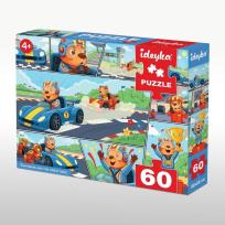 Opakowanie Puzzle 60 Kapibara i wielki wyścig Grałamigłówka