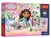 Opakowanie Puzzle 60 Koci Domek Gabi + plakat TREFL