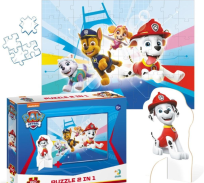 Opakowanie Puzzle 60 Paw Patrol with charater figure