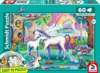 Opakowanie Puzzle 60 PQ Mama jednorożec i źrebię 114365