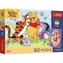 Opakowanie PUZZLE 60 PREMIUM PLUS KIDS Uśmiech i miód Kubuś Puchatek 17437