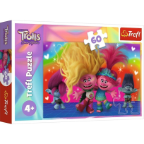 Opakowanie Puzzle 60 Przyjacielskie Trolle TREFL