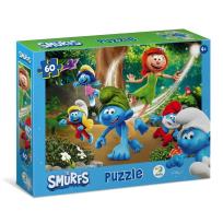 Opakowanie Puzzle 60 Smerfy Księżniczka Liść