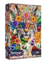 Opakowanie Puzzle 600 Flamingo - Kolaż inspiracji TREFL