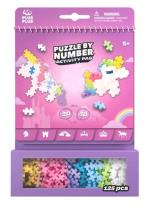 Opakowanie Puzzle By Number Activity Pad Bajkowy 125el